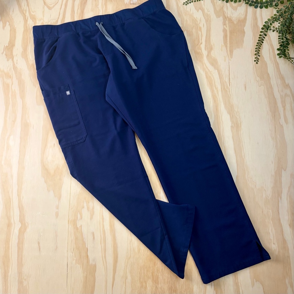 FIGS Kade Cargo Scrub Pants Navy XXL Tall Technical Collection